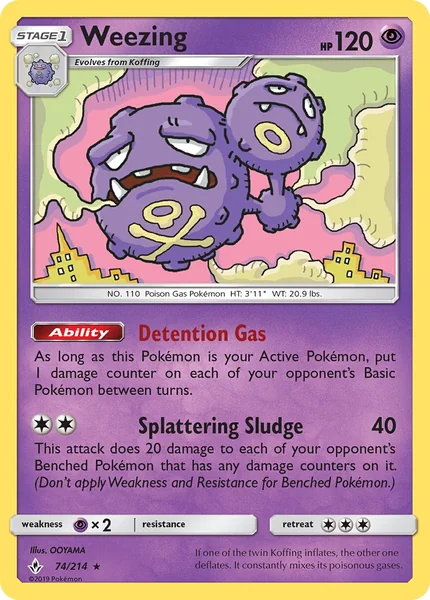 Weezing card image