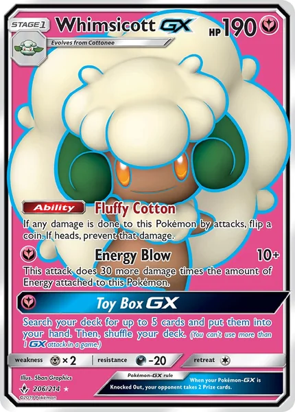 Whimsicott GX card image