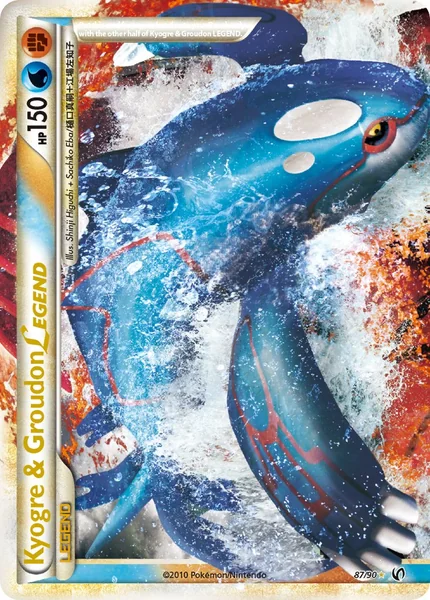 Kyogre & Groudon LEGEND card image