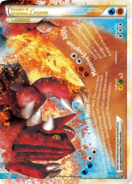 Kyogre & Groudon LEGEND card image