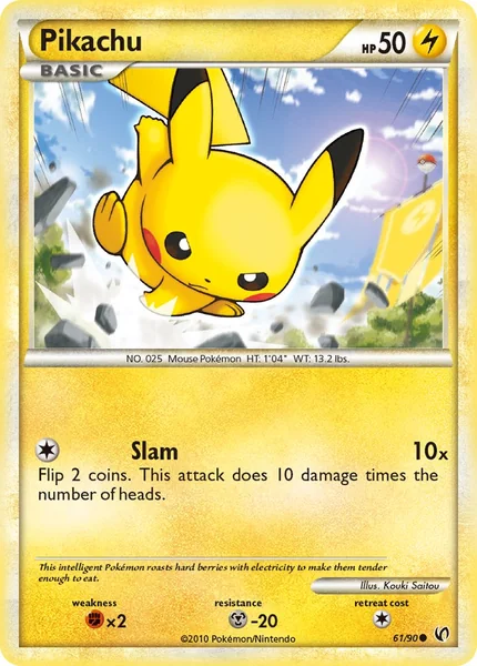 Pikachu card image