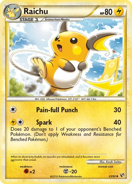 Raichu card image