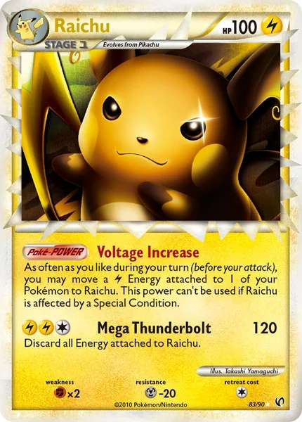 Raichu card image