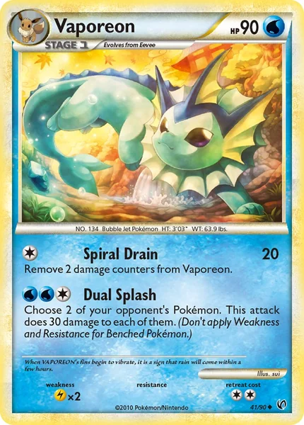 Vaporeon card image