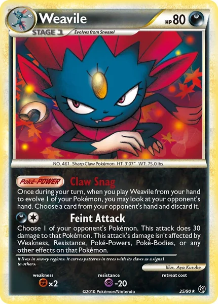 Weavile card image