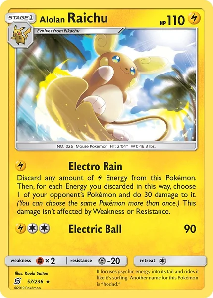 Alolan Raichu card image