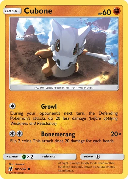 Cubone card image