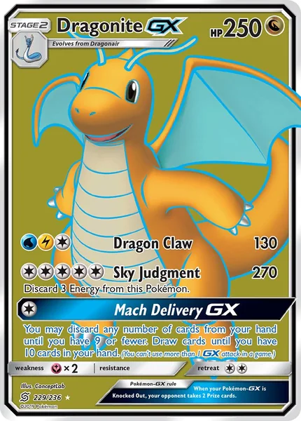Dragonite GX card image