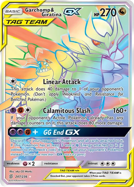Garchomp & Giratina GX card image