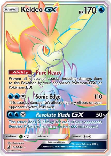 Keldeo GX card image