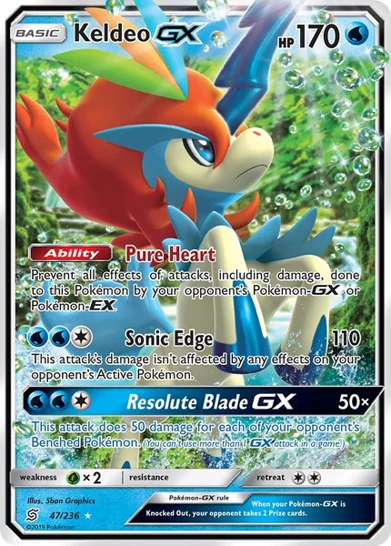 Keldeo GX card image