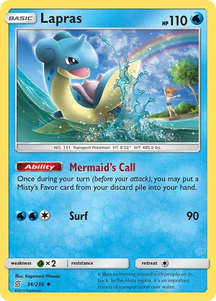 Lapras card image