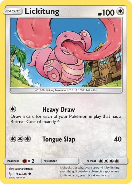 Lickitung card image