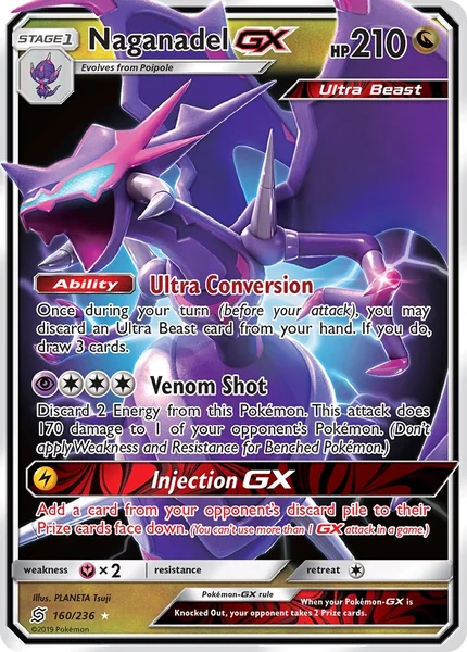 Naganadel GX card image