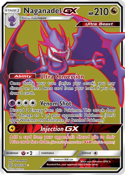 Naganadel GX card image