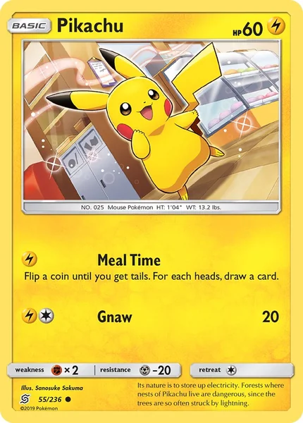 Pikachu card image