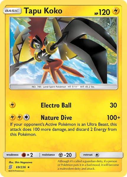 Tapu Koko card image