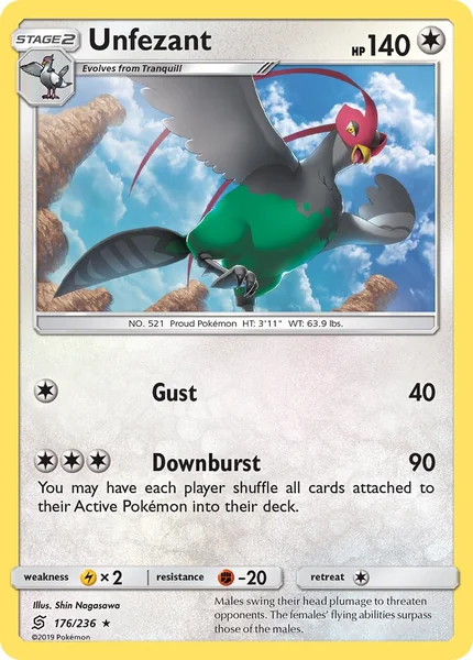 Unfezant card image