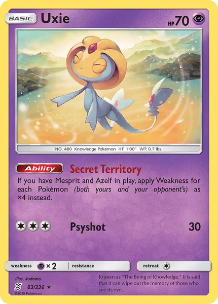 Uxie card image