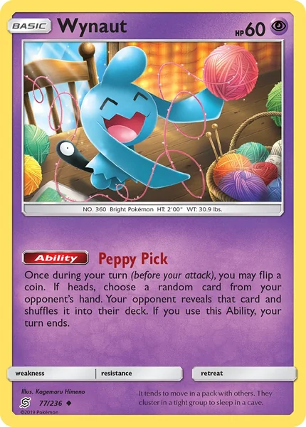 Wynaut card image