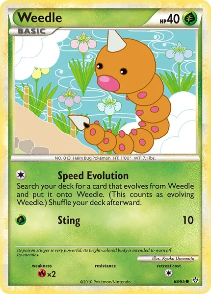 Weedle card image