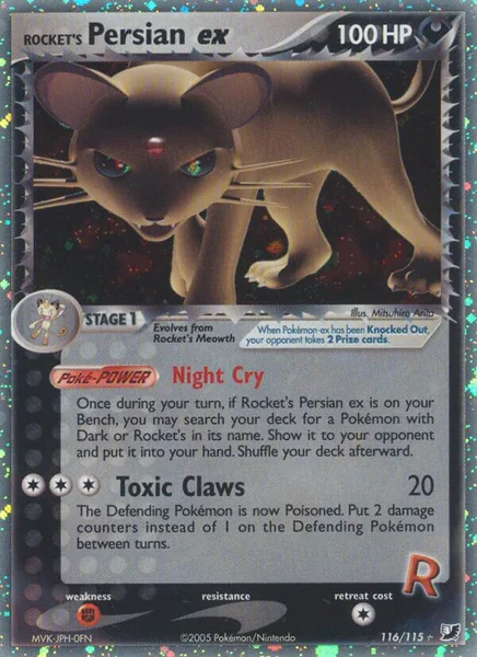 Rocket's Persian EX card image