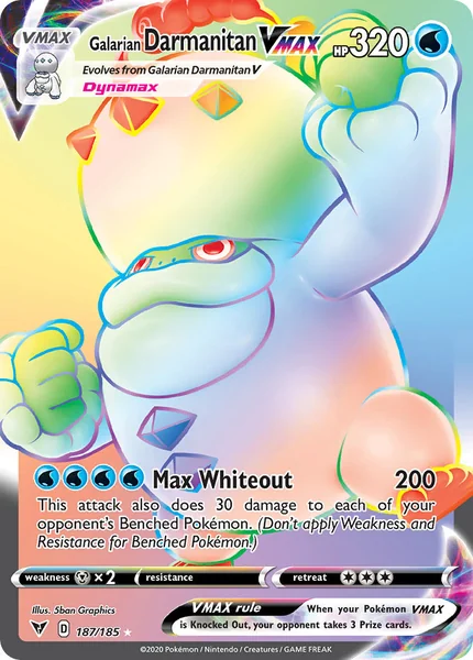 Galarian Darmanitan VMAX card image