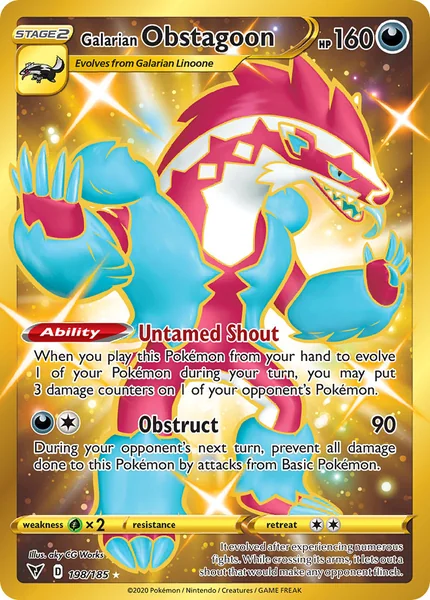 Galarian Obstagoon card image