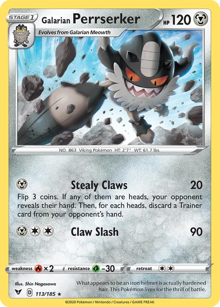 Galarian Perrserker card image