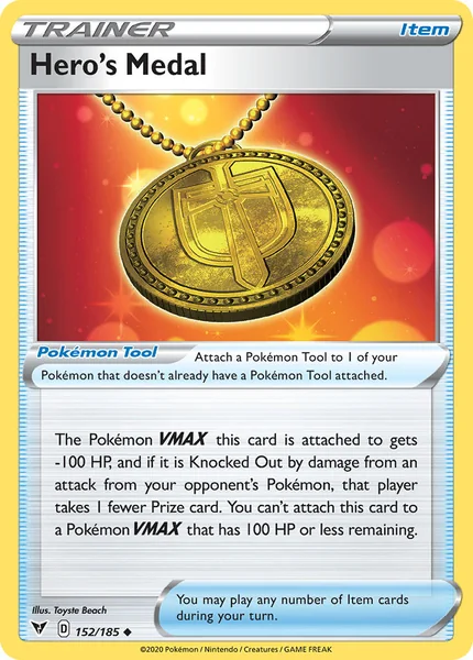 Hero's Medal card image
