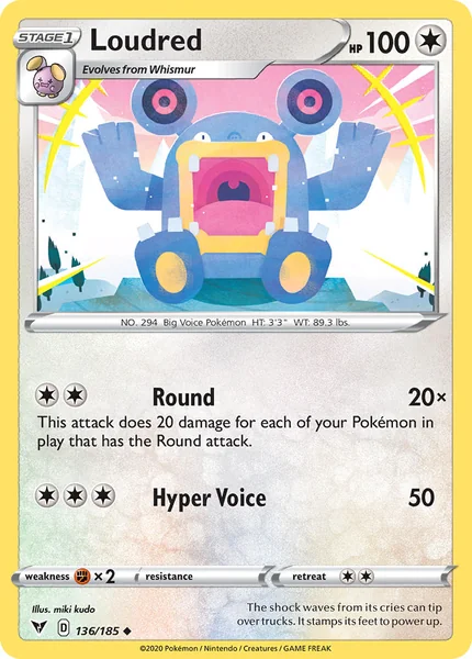 Loudred card image