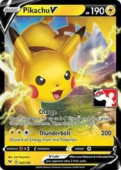 Pikachu V card image