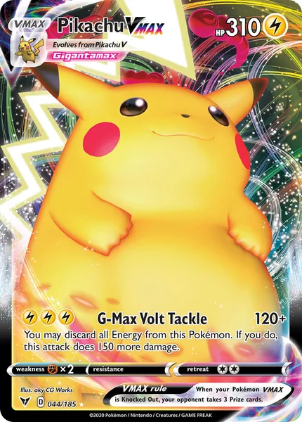 Pikachu VMAX card image