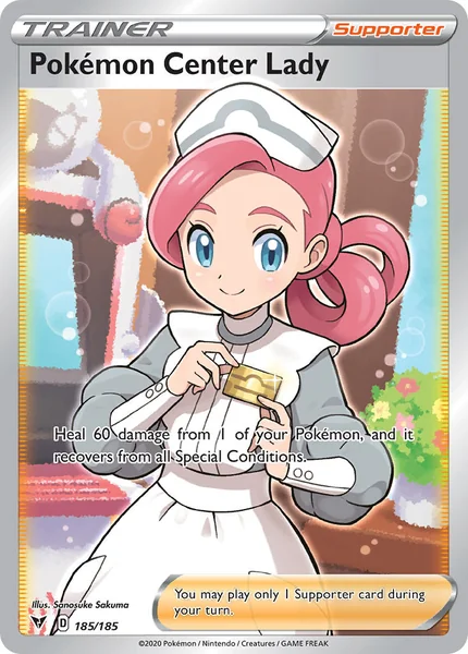Pokemon Center Lady card image