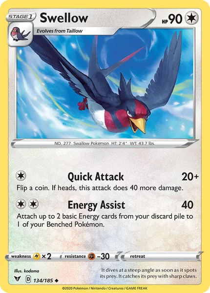 Swellow card image