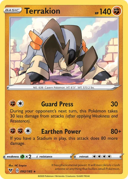 Terrakion card image