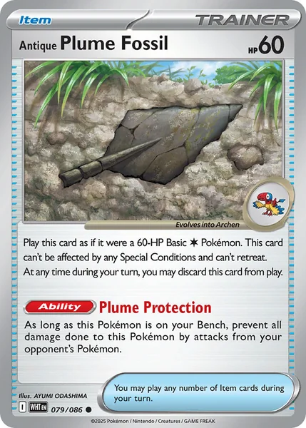 Antique Plume Fossil card image