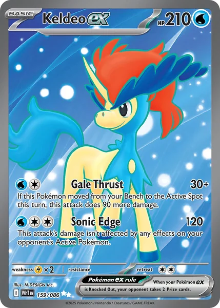 Keldeo ex card image