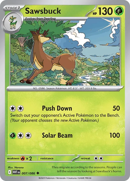 Sawsbuck card image