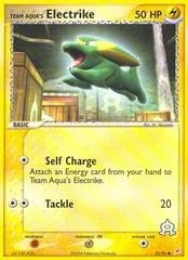 Team Aqua's Electrike card image