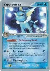 Vaporeon Ex card image