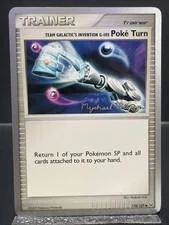 PriceCharting Https://Www.Pricecharting.Com Team Galactic's Invention G-105 Poke Turn Mychael Bryan card image