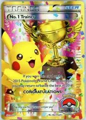 Pikachu No. 1 Trainer card image