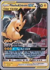 Pikachu And Zekrom GX card image