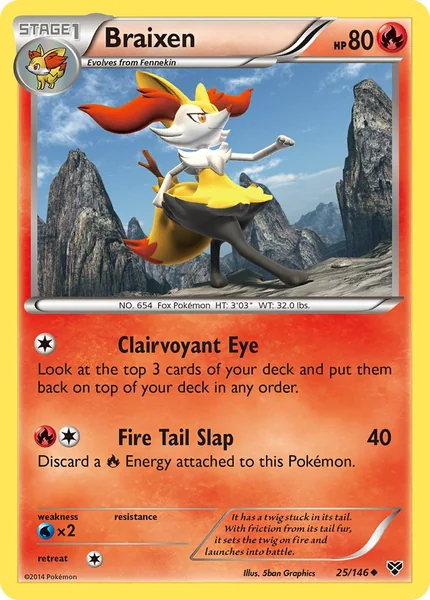 Braixen card image