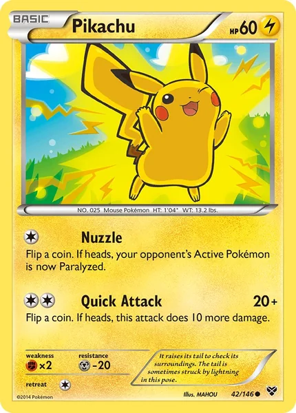 Pikachu card image