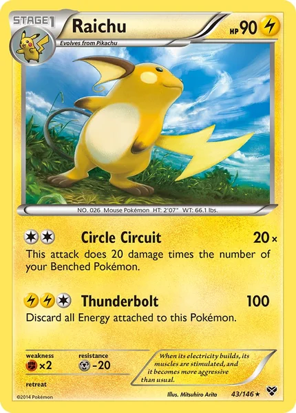 Raichu card image