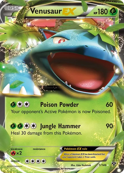 Venusaur EX card image